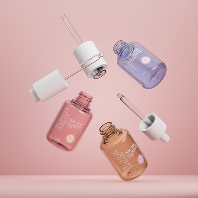 Toptan satıcı yağ serum şişesi damla ile 50ml plastik esanslı yağ şişesi