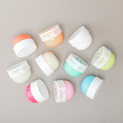 30ml 50ml Plastik Kozmetik Kavanoz Ekolojik Dost Pp Flip Kapaklı Vücut Tereyağı Krem Kavanozu