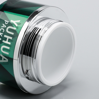 50G Plastik Ambalaj Kavanozları Luxuyr Boş Akrilik Plastik Krem Kavanozları Kapaklı