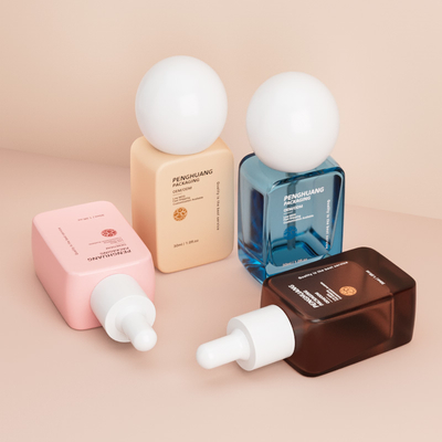 30ml yuvarlak top kapak kalın alt boş sıvı taban şişeleri
