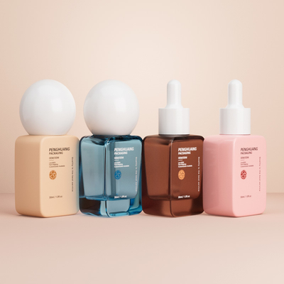 30ml yuvarlak top kapak kalın alt boş sıvı taban şişeleri
