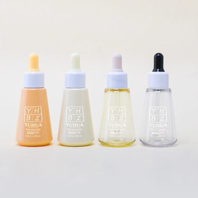 Cümle İpek Ekran Baskı Serum Damla Şişeleri 50ml Özelleştirilebilir Plastik Esans Yağı Şişesi