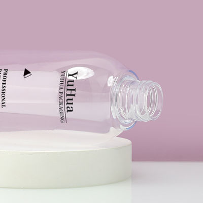 Recyclable 250ml/400ml Plastic Lotion Pump Bottle with Screw Top Cap for Skincare Serum Toner and Shampoo