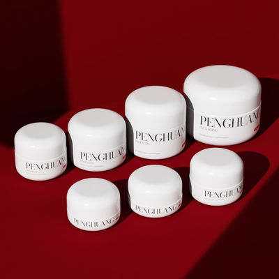 Beyaz/Şeffaf/Özel Cam Krem Kavanozu Lüks Cilt Bakımı Seriniz İçin Mükemmel