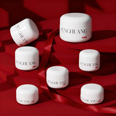 Beyaz/Şeffaf/Özel Cam Krem Kavanozu Lüks Cilt Bakımı Seriniz İçin Mükemmel