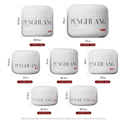 Dudak Balsamı için Beyaz/Şeffaf/Özel Logolu ve Özel Renk/Baskılı Özel Krem Cam Kavanozlar