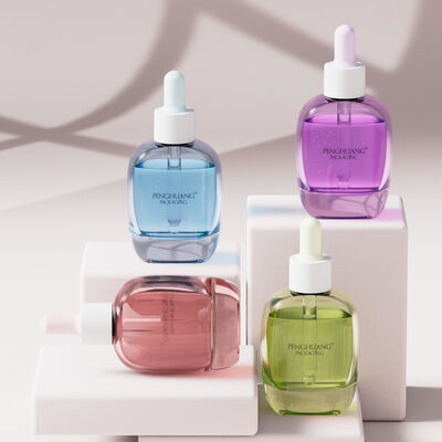 30ml Cam Serum Damla Şişe İpek Ekranı Sıcak Damgalanma Etiketleme