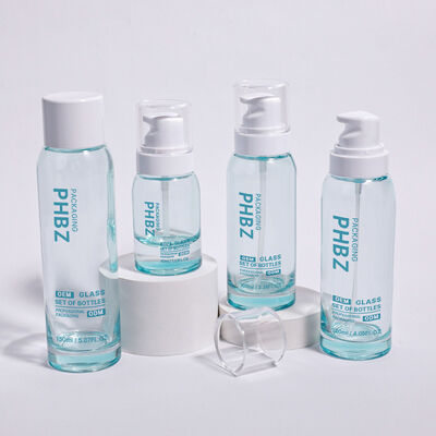 ODM OEM Kabul Edildi Yuvarlak Lüks kozmetik ambalaj şişesi, üst düzey kremler, serumlar ve diğer güzellik malzemeleri için uygundur