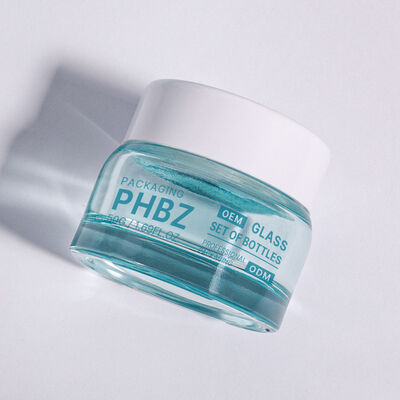 ODM OEM Kabul Edildi Yuvarlak Lüks kozmetik ambalaj şişesi, üst düzey kremler, serumlar ve diğer güzellik malzemeleri için uygundur