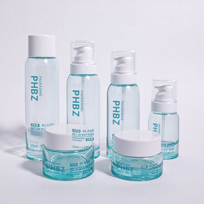 ODM OEM Kabul Edildi Yuvarlak Lüks kozmetik ambalaj şişesi, üst düzey kremler, serumlar ve diğer güzellik malzemeleri için uygundur