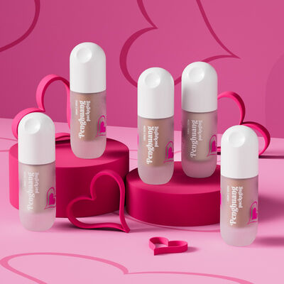 Pompalı Kapaklı Sıvı Fondöten Şişeleri 30ml Özelleştirilmiş Logo Profesyonel Kozmetik Ambalajı Sıvı Makyaj Ürünleri İçin