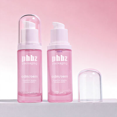 Pompalı Aksesuarlı Cam Losyon Cam Şişeleri, Cilt Bakımı ve Güzellik Losyonları için Tasarlanmış Sağlam Cam Şişe Malzemesi