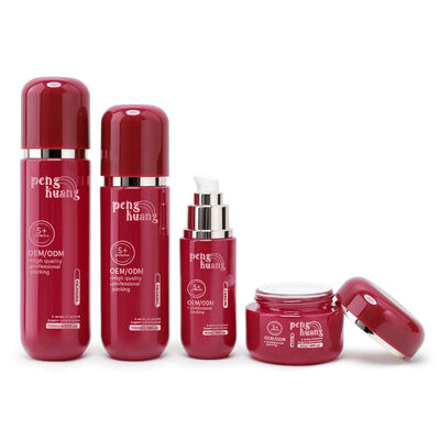 Luxury cosmetics packaging bottle offering Coated Surface Handling suitable for cosmetic cream and skincare containers