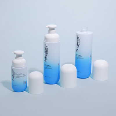 Altın kapaklı cam kozmetik şişe seti, krem kavanozları, losyon şişeleri, özelleştirilebilir ambalaj ve birden fazla boyut