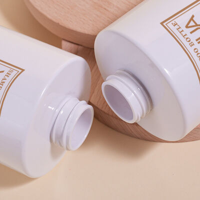 Lotion Plastic Packaging Bottles Round Type Customized Logo Containers for Personal Care Beauty and Health Product Packaging