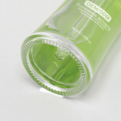 Leak Proof Airtight Serum Dropper Bottles with Custom Color and Logo Printing Suitable for Cosmetic Packaging Applications