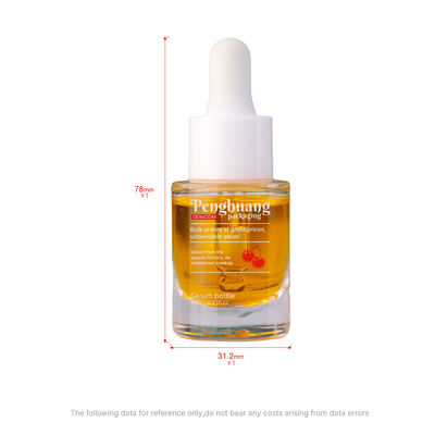 Sliver Dropper Serum Dropper Şişeler Özel Kap Kapak Dükkanlı Kapak Paketleme Seçeneği Kozmetik Deri Bakımı ve Esansyel Yağlar için