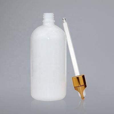 Cam Damlalık Kapaklı Beyaz Yuvarlak 200ml Yağ Damlalıklı Cam Şişe