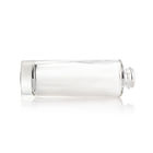 Clear Matte Round Pump Bottle 30ml Glass Bottle With Cap For Liquid Foundation