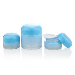 Üretici Özel Krem Ambalaj Cam 30ml Mor Krem Cam Kavanoz Kozmetik İçin