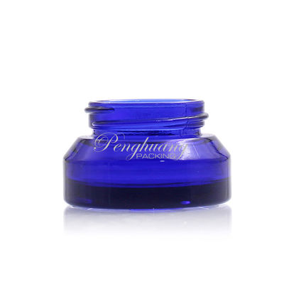 15ml - 200ml Kobalt Mavisi Cam Şişe 15g 30g 50g Cam Krem Kavanoz