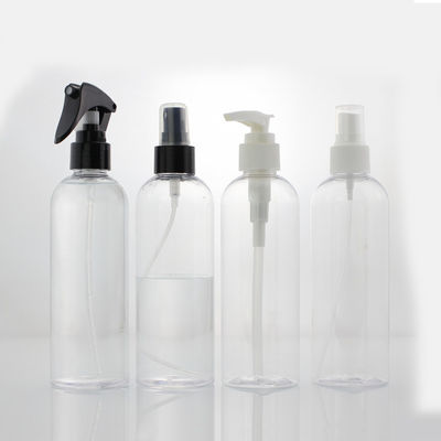 Şeffaf 250ml Plastik Pompalı Şişe Hafif ve Darbeye Dayanıklı