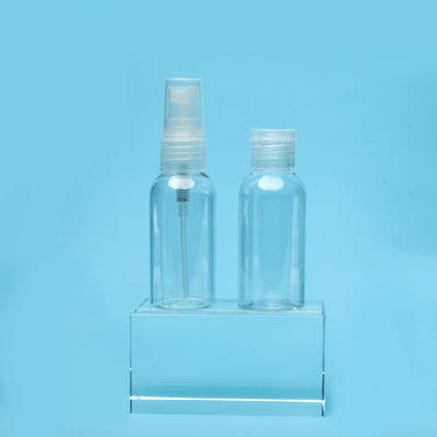 İnce meme ile Şeffaf 50ml Plastik Ambalaj Şişeleri Dip Pompa
