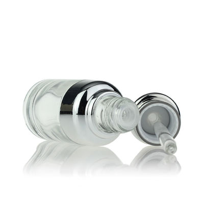 35ml Kozmetik Cam Şişe Boş Serum Yağı Özü Temizle Renkli Damlalıklı Şişe Stokta S020
