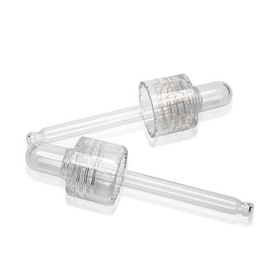 serum 30ml için şeffaf damlalıklı cam şişe