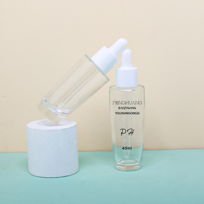 Yağ Damlalıklı Şişe Pres Damlalıklı Losyon Cam Serum Şişesi 40ml