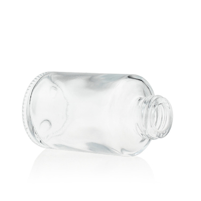 30ml Yuvarlak Şekilli Cam Boş Fondöten Şişesi, Pres Pompalı