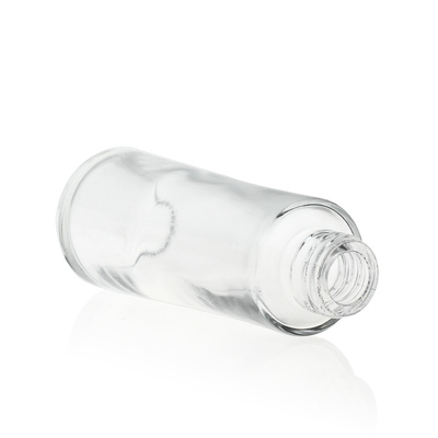 Şeffaf Kapaklı 50ml Likit Fondöten Şişe Serigrafi