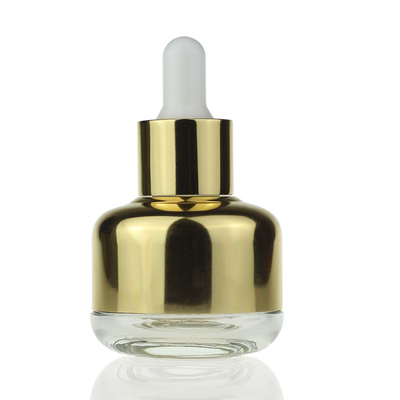 Fantezi Serum Esansiyel Yağı Damlalıklı Cam Şişe Makyaj Ambalajı 30ml