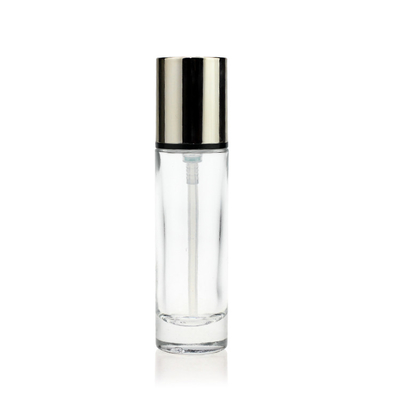 Kozmetik Ambalaj 30ml Likit Fondöten Cam Şişe Pompalı
