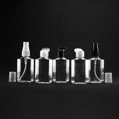 Kozmetik İnce Mist Mini PET Sprey Şişesi 60ml Sekizgen Şekilli Doldurulabilir