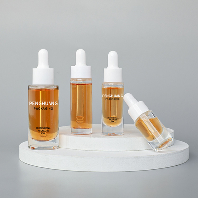5ml 10ml 30ml Cam Serum Şişesi Kozmetik Ambalaj Cam Damlalıklı Şişeler