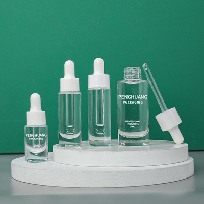 5ml 10ml 30ml Cam Serum Şişesi Kozmetik Ambalaj Cam Damlalıklı Şişeler