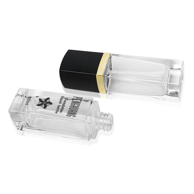 Kare 30ml Şeffaf Likit Fondöten Şişeleri Krem Emülsiyon Kabı