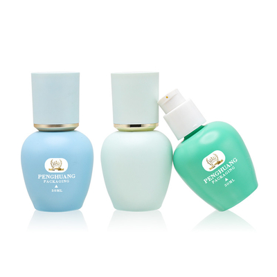 wholesale 30ml cam fondöten şişesi Lüks Özel 30ml Uçucu Yağ Şişesi Boş Buzlu Cam Serum Damlalık Şişesi