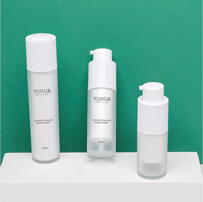 FDA Plastik Ambalaj Şişeleri 15ml 30ml 50ml Şeffaf Yuvarlak Şekil