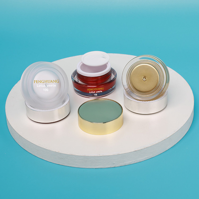 Cap Customizd Logo ile OEM 10g Akrilik Çift Duvar Kavanoz