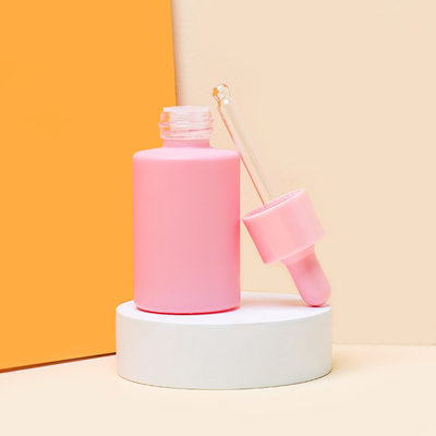 OEM Sarı Renkli Serum Cam Şişeler Yağ Damlalıklı Ambalaj