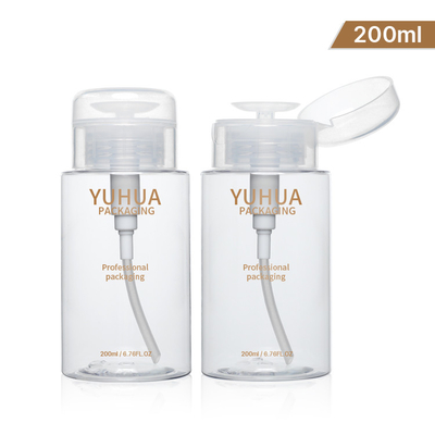 Şeffaf Plastik Şişe Sökücü Ambalaj Şişesi Pres Pompa Toner 12ml 200ml 300ml