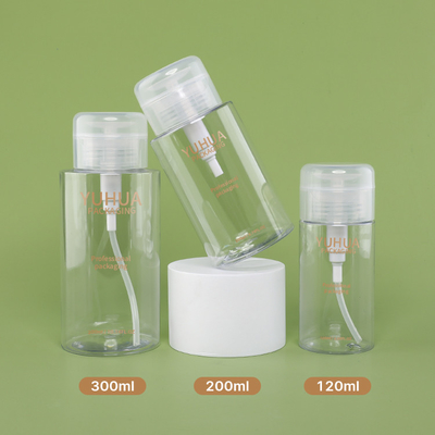 Şeffaf Plastik Şişe Sökücü Ambalaj Şişesi Pres Pompa Toner 12ml 200ml 300ml