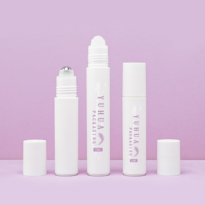 10ml 15ml PP Plastik Şişe Üzerinde Rulo Beyaz Renk Özel Logo