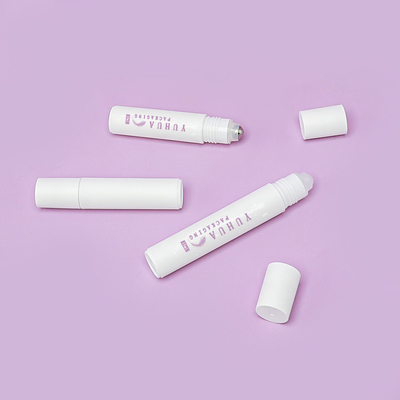 10ml 15ml PP Plastik Şişe Üzerinde Rulo Beyaz Renk Özel Logo