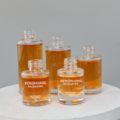15ml 20ml 30ml 40ml 50ml Serum Damlalıklı Şişe Yağ Ambalaj Cam Yuvarlak Şekil