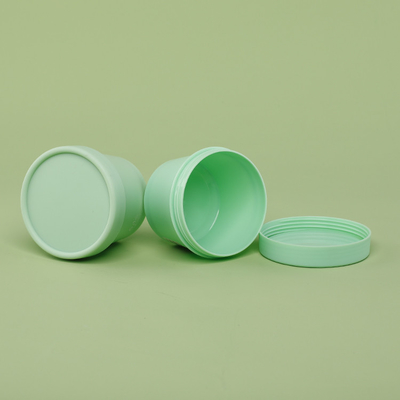100g Plastik Ambalaj Kavanozları Yüz Bakımı Kozmetik Konteyner Vidalı Kapaklı PET Geri Dönüşümlü