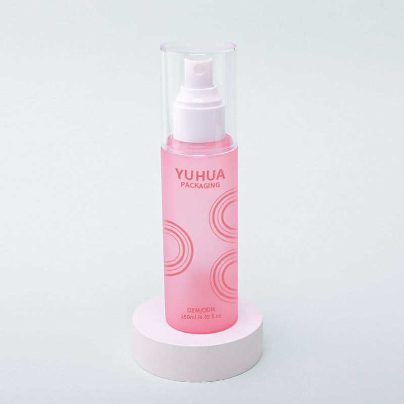 Özel Toner Kozmetik Sprey Şişesi Şeffaf Silindir PET Sprey Şişesi Nemlendirici Toner İçin