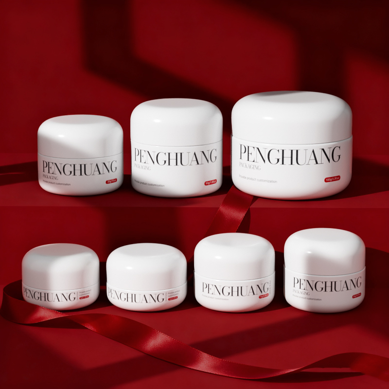 Dudak Balsamı için Beyaz/Şeffaf/Özel Logolu ve Özel Renk/Baskılı Özel Krem Cam Kavanozlar